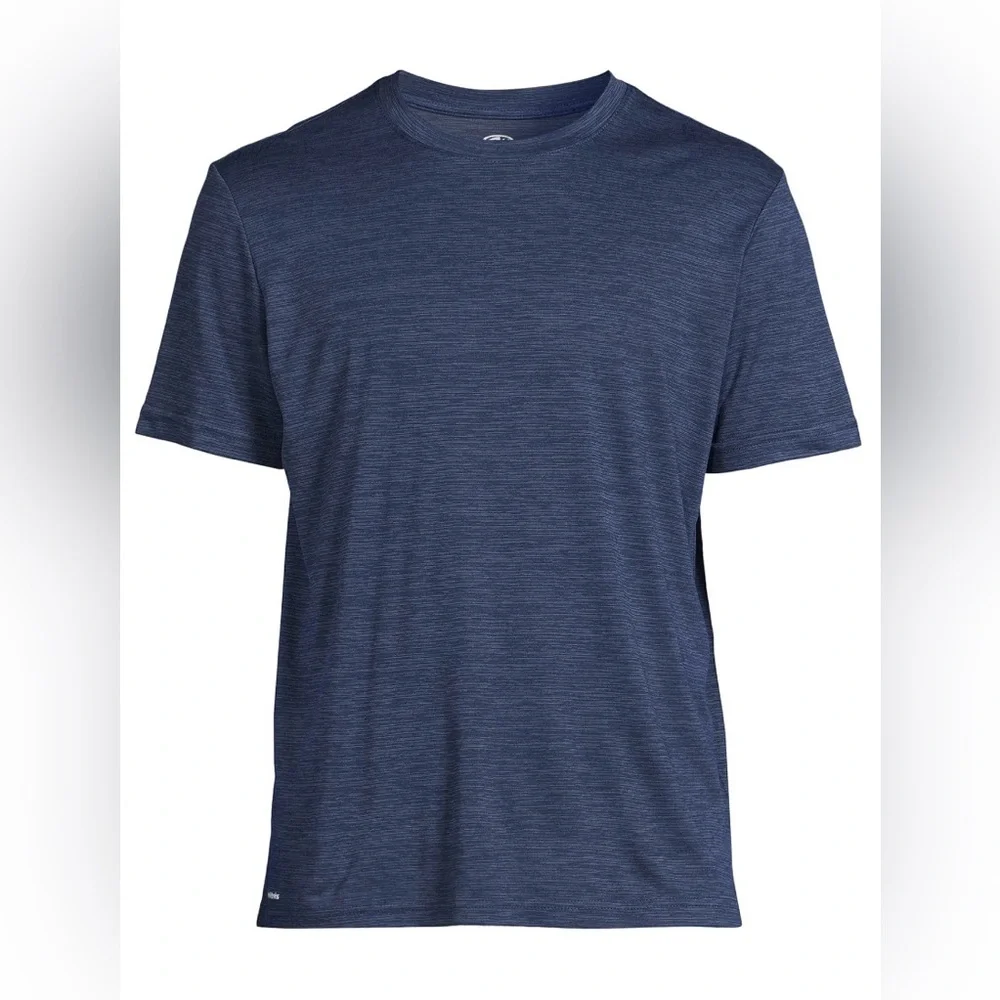 NWT Athletic Works Men’s 3XL Blue Space Dye Performance Tee‎ Activewear Shirt